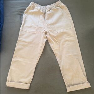 Service Works Pale Khaki Canvas Chef Pants S BRAND NEW